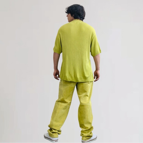 Men's Davoucci Avocado Suede Sweater or Pants NWT - Picture 2 of 6